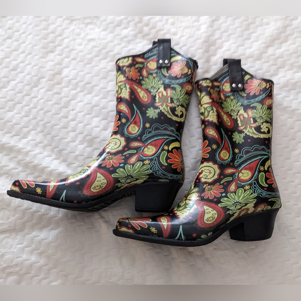Nomad cowgirl rain boots